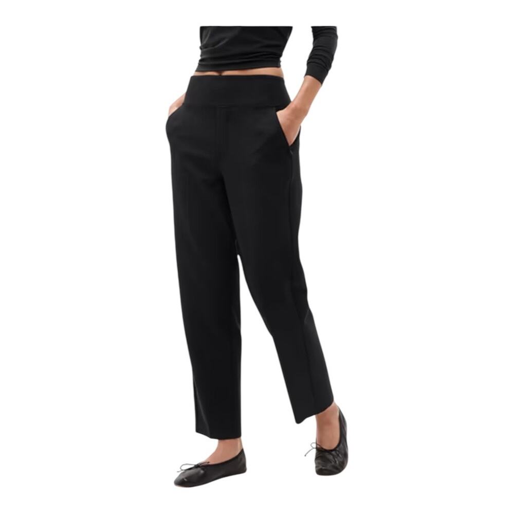 Athleta Endless High Rise Pants 0 Women Black